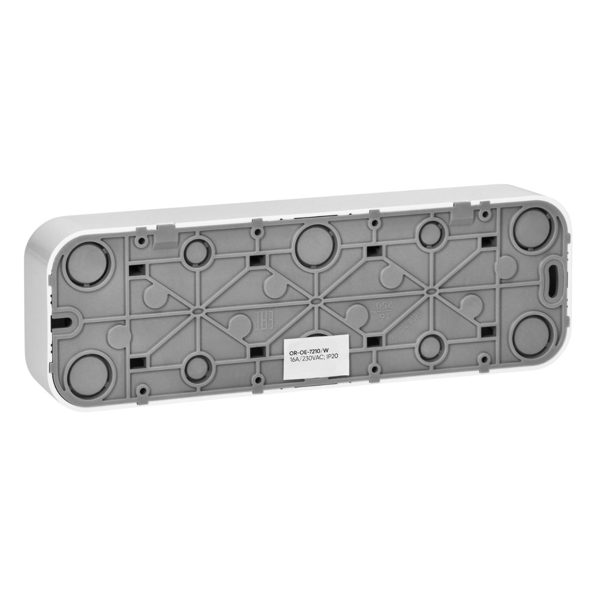 Priza cvatrupla alba ToDo 16A/230VAC IP20 aplicata