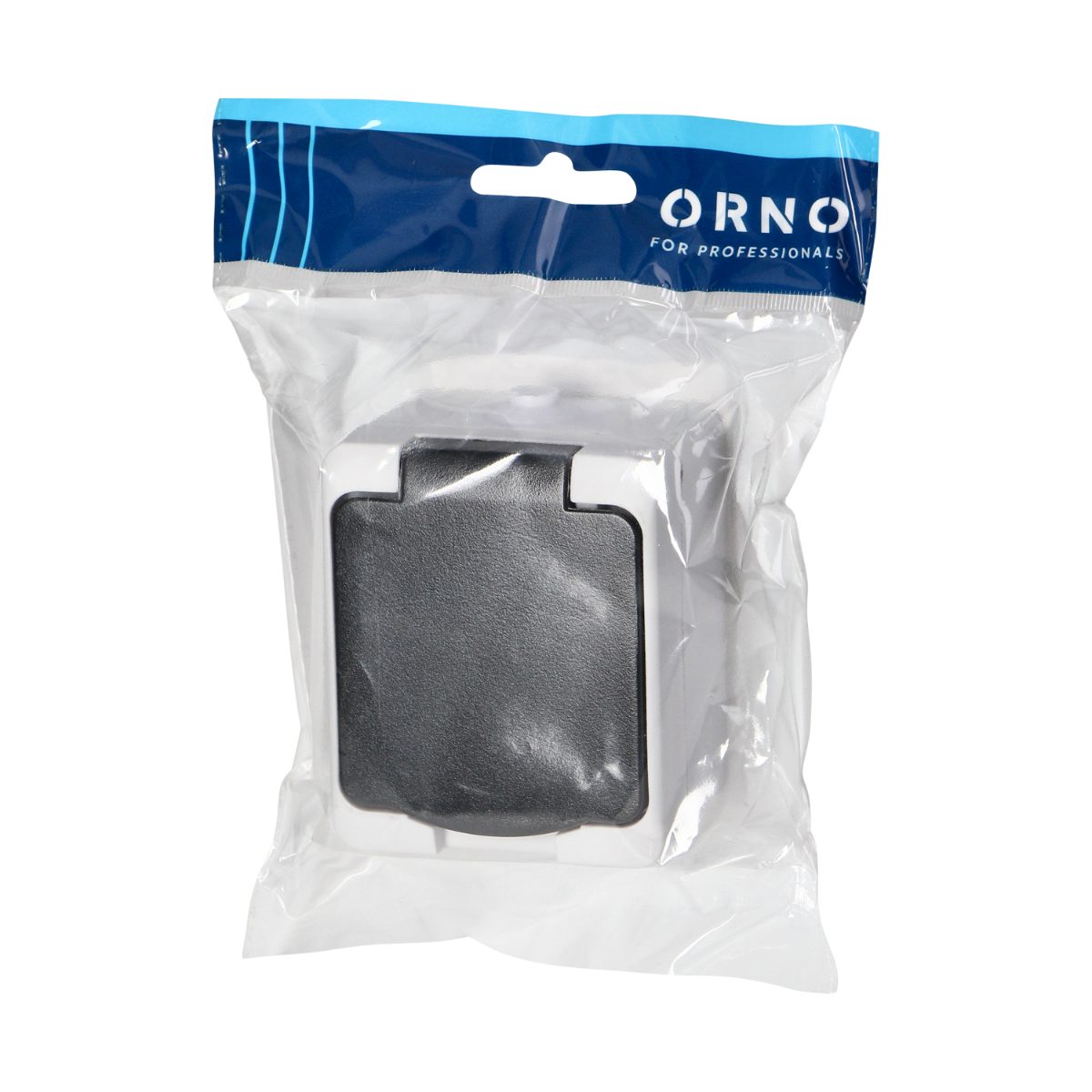 Priza pt 1xSCHUKO aquatic MINI IP54 alb/negru