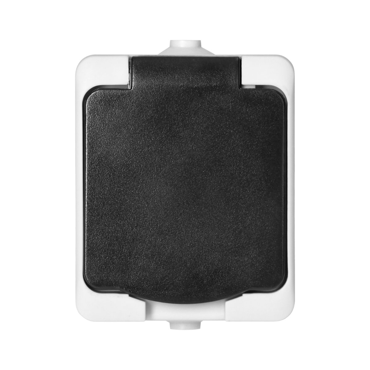Priza pt 1xSCHUKO aquatic MINI IP54 alb/negru