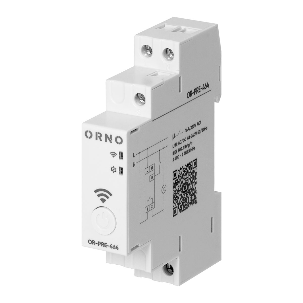 Programator 1 modul iesire 1 releu max.16A/230V DIN TH-35mm Tuya Smart Wi-Fi