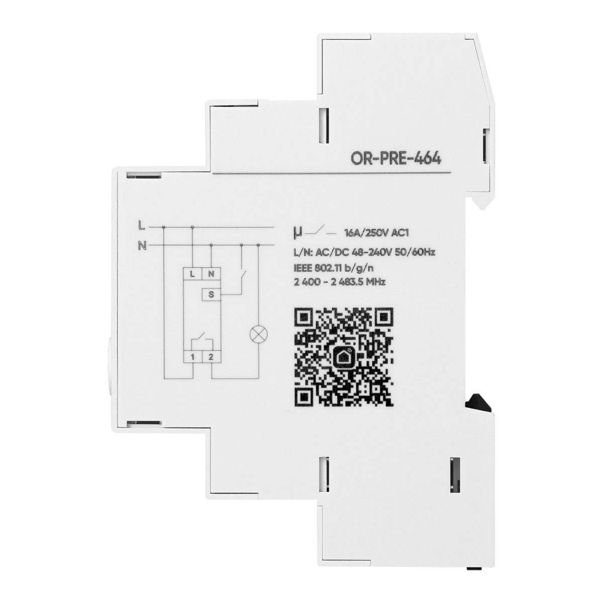 Programator 1 modul iesire 1 releu max.16A/230V DIN TH-35mm Tuya Smart Wi-Fi