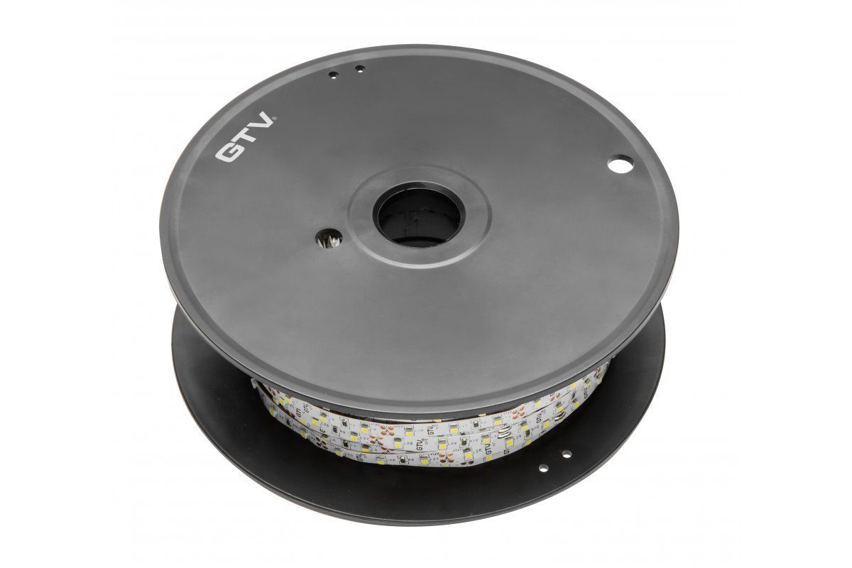 Rola 50m banda LED 600 LED 12V 7.6W/m 4000K IP20 8mm