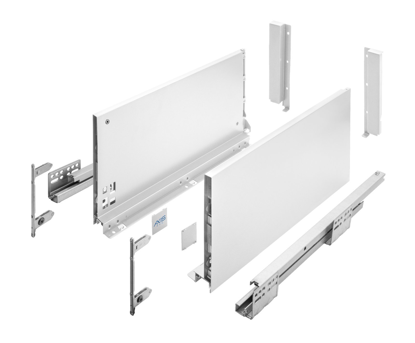 Sertar AXISPRO 450 mm alb foarte inalt H199 soft-close