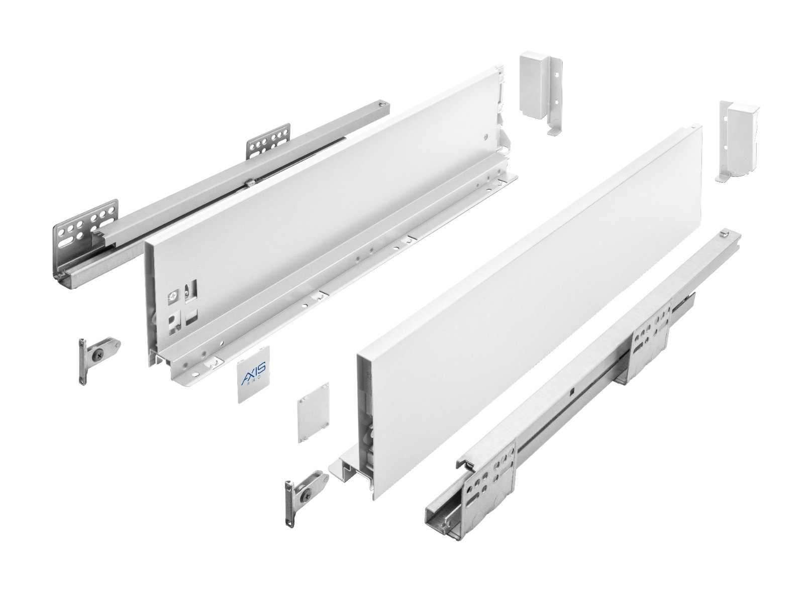 Sertar AXISPRO 500 mm alb inaltime medie H116 soft-close