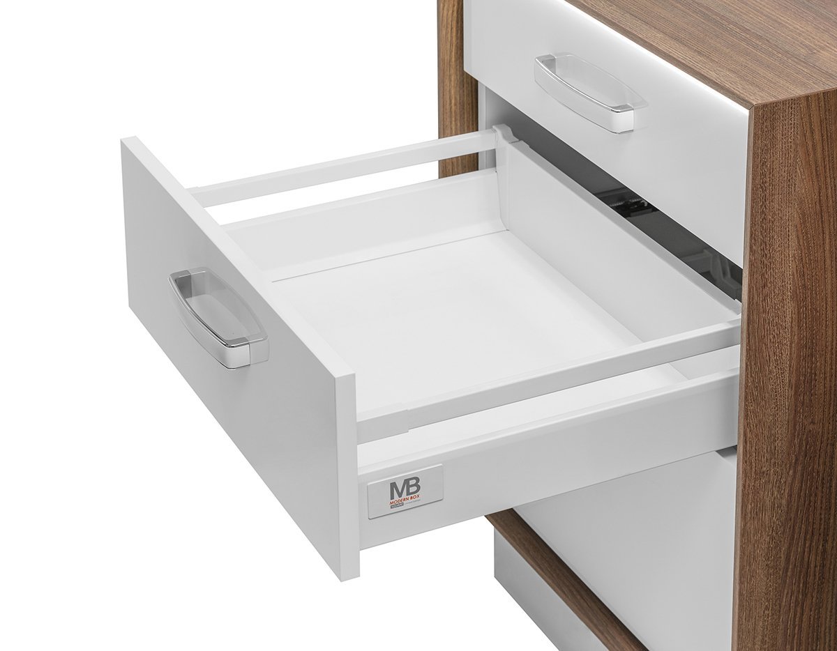 Sertar MODERN BOX SQUARE 550 mm mediu 40 kg antracit