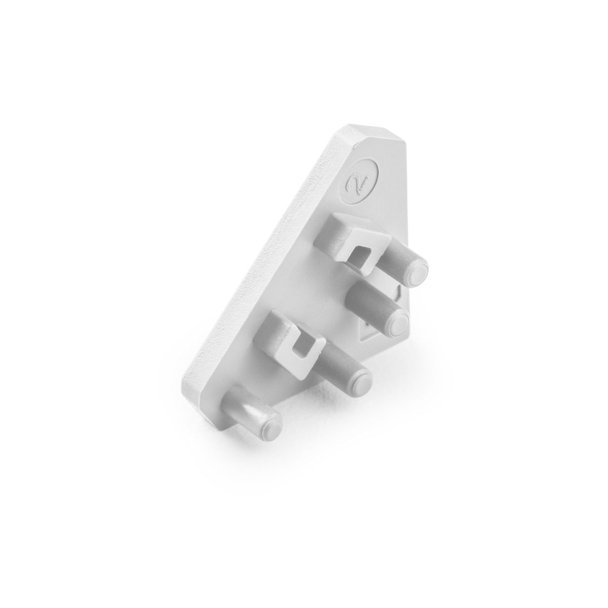 Set 10 capete profil de colt GLAX alb