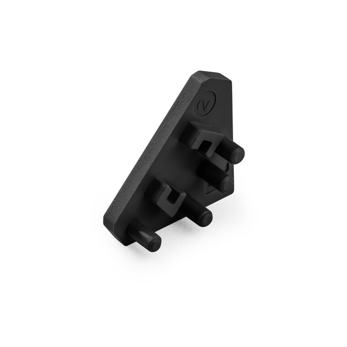 Set 10 capete profil de colt GLAX negru