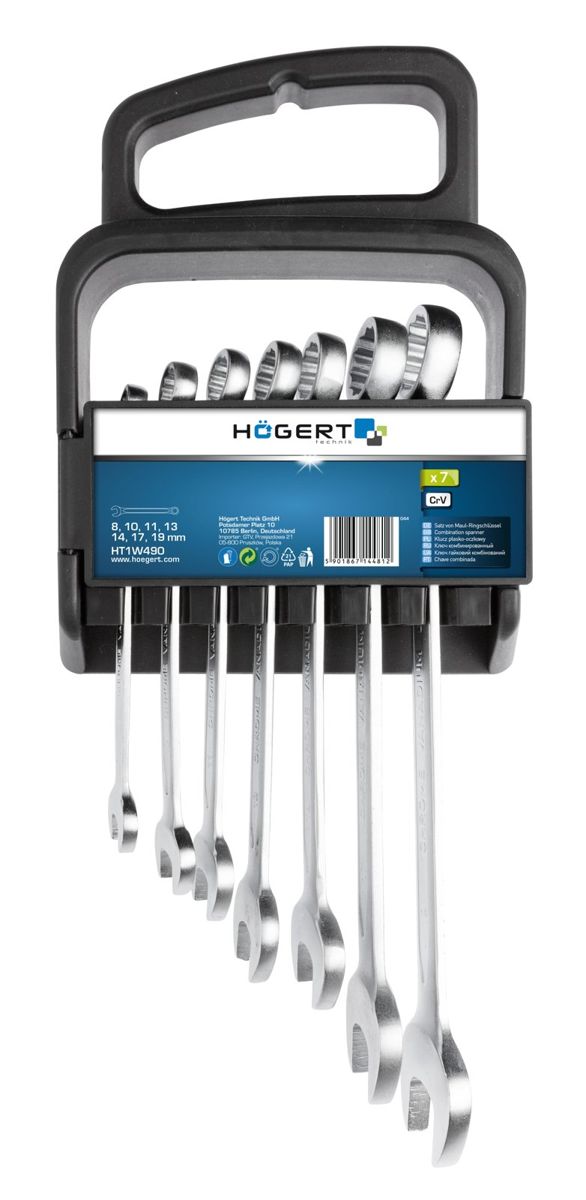 Set chei combinate 7 buc 8-19 mm otel CrV