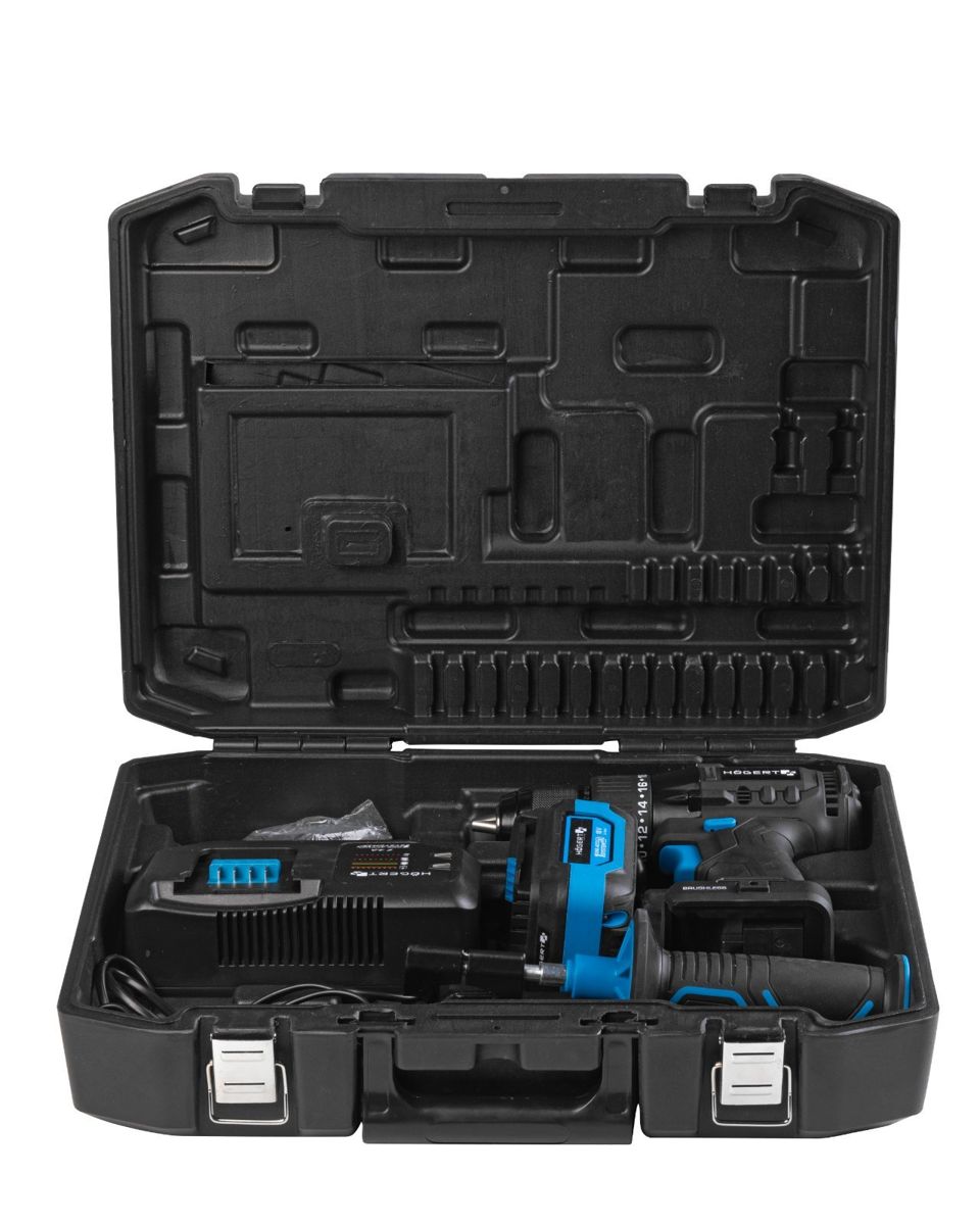 Set masina de gaurit cu percutie acumulator 4Ah 18V 80Nm