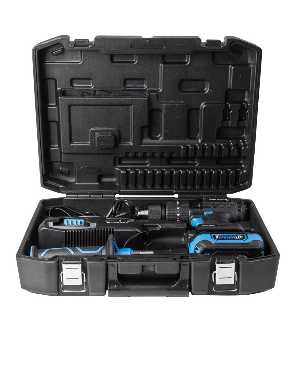 Set masina de insurubat cu impact acumulator si incarcator 4Ah 80Nm