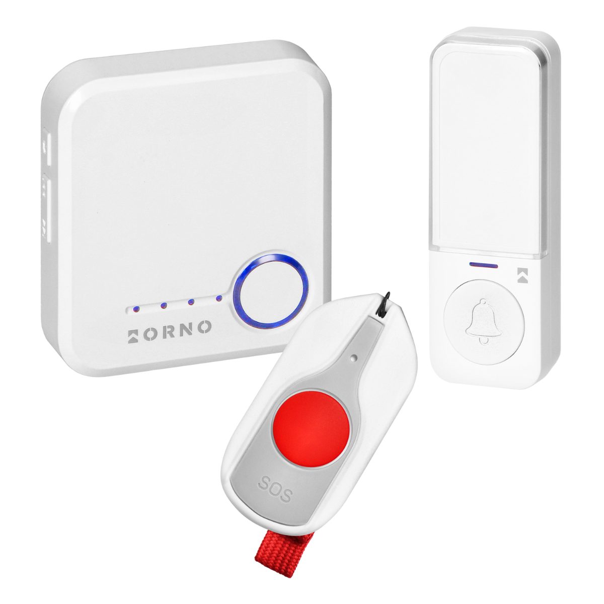 Sonerie electrica SIGO AC SOS Wi-Fi 52 sunete alb