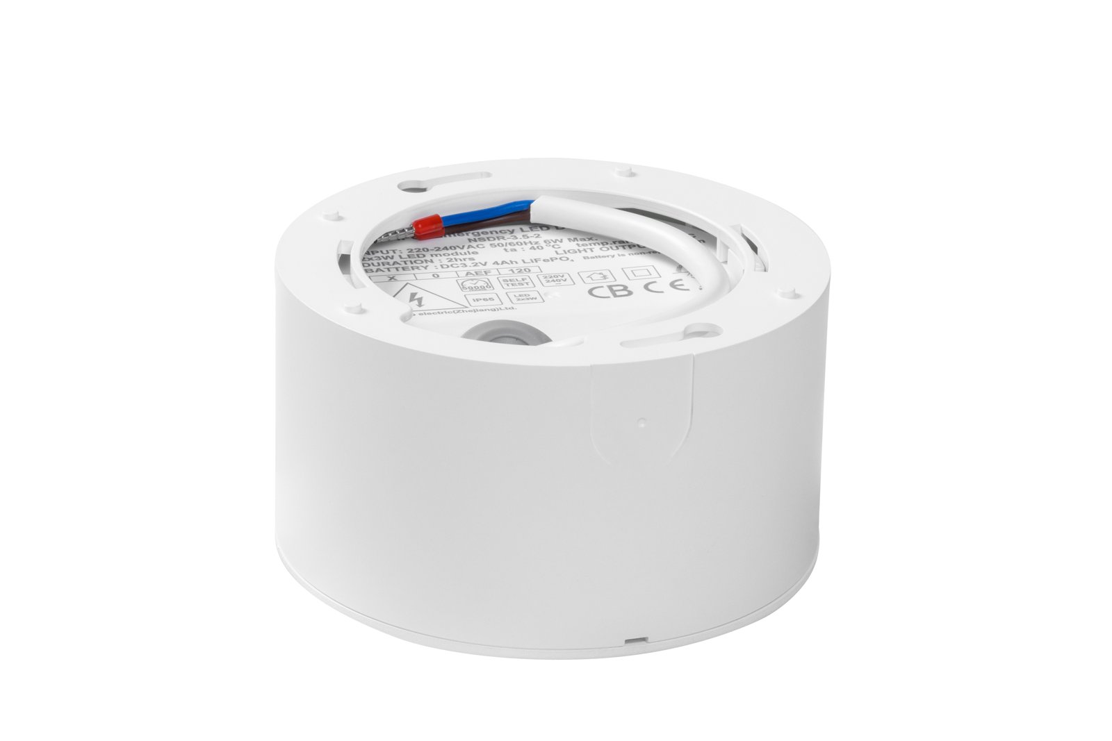 Spot emergenta PT/ST NEXO 2.5W 350lm 6400K AC220-240V IP65 3h TEST alb