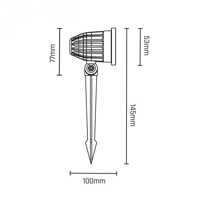 Spot gradina FLORI Ligero 6W NW 230V IP65 + tarus