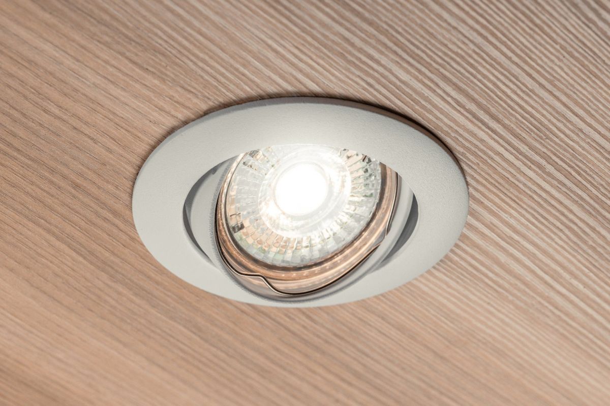 Spot incastrat reglabil PORTO-K GU10 IP20 alb