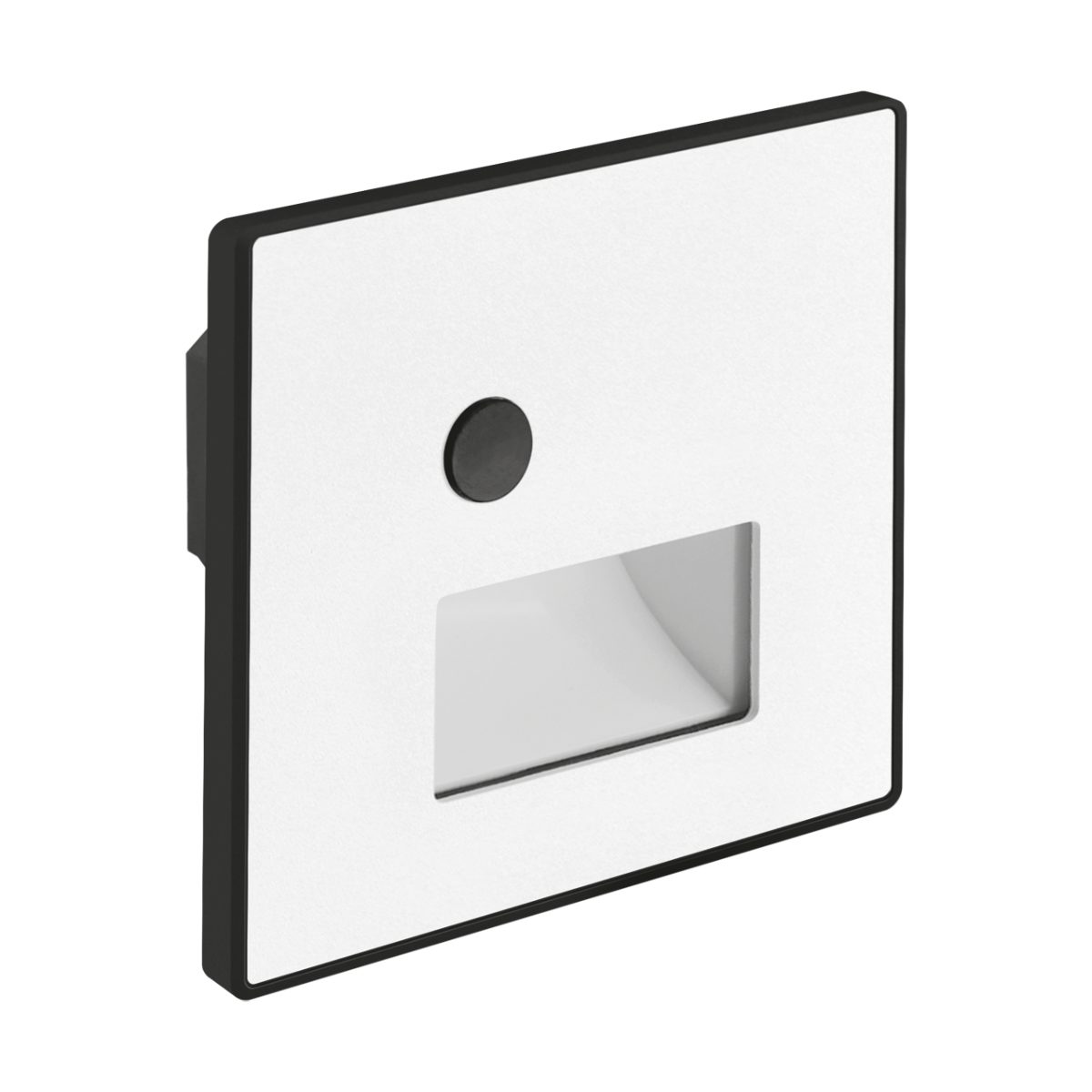 Spot trepte cu senzor CCT 1.2W 58lm IP20 patrat alb