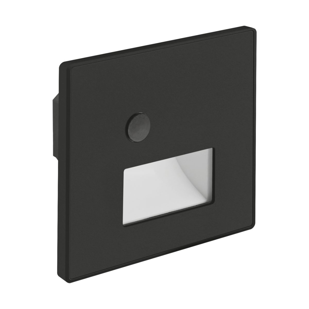 Spot trepte cu senzor CCT 1.2W 58lm IP20 patrat negru