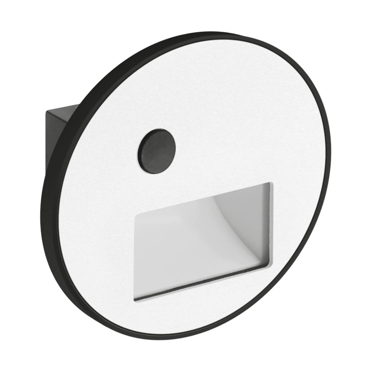 Spot trepte cu senzor CCT 1.2W 58lm IP20 rotund alb