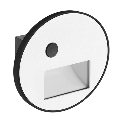 Spot trepte cu senzor CCT 1.2W 58lm IP20 rotund alb