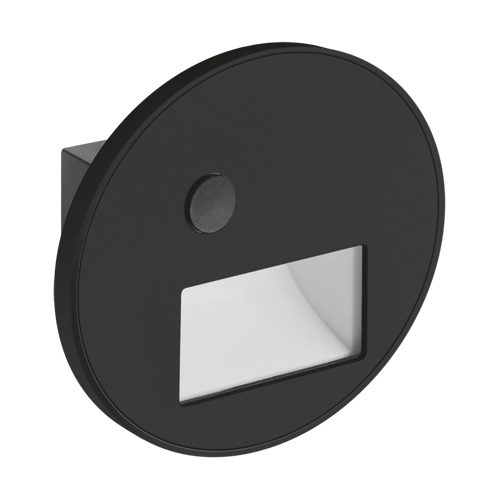 Spot trepte cu senzor CCT 1.2W 58lm IP20 rotund negru