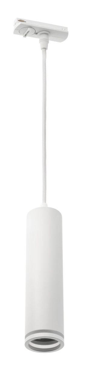 Suspensie sina 1F SOLIS 2 55x210mm GU10 max.20W max. 250V IP20 alba