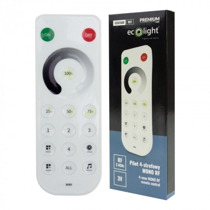 Telecomanda 4-zone MONO RF banda LED DIGITALA IC SD-1