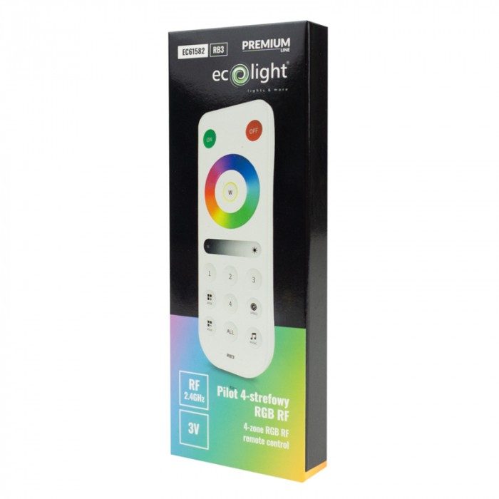 Telecomanda 4-zone RGB RF pentru IC Digital SD-3