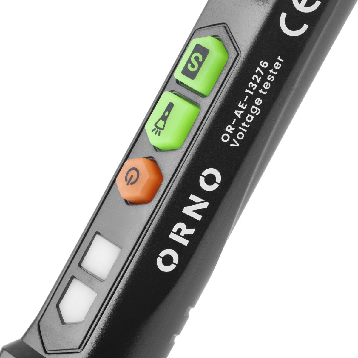 Tester inductiv de tensiune cu lanterna 12-1000V AC/DC negru