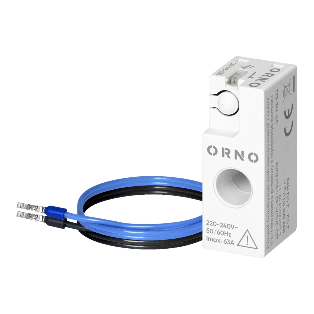 Transformator de curent monofazat 250V/63A Tuya Smart Wi-Fi