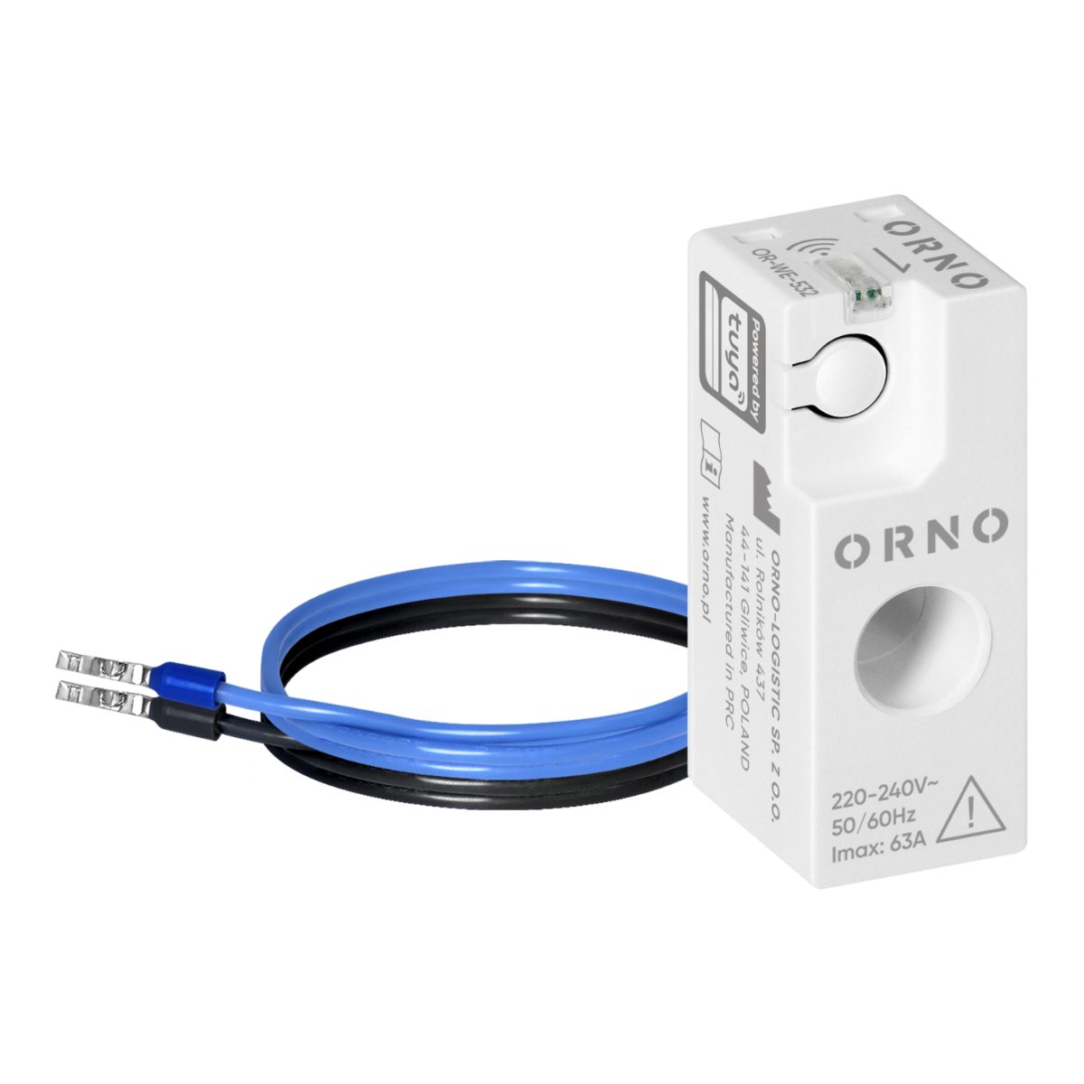 Transformator de curent monofazat 250V/63A Tuya Smart Wi-Fi