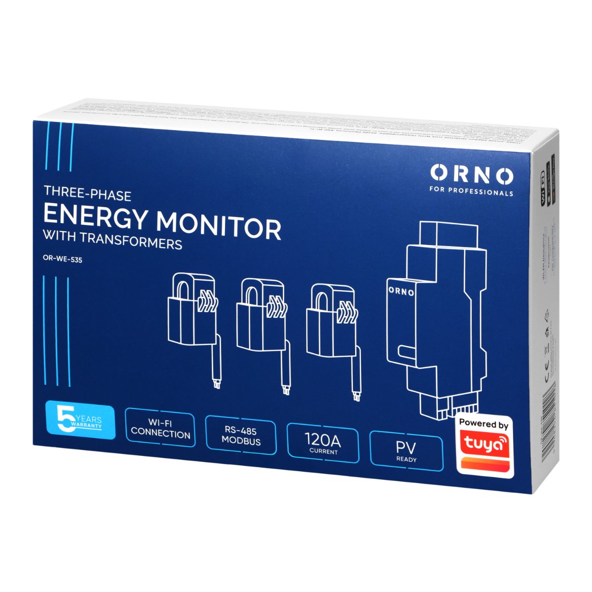 Transformator trifazic prin transformator de curent 120A 230/400V Tuya Smart Wi-Fi