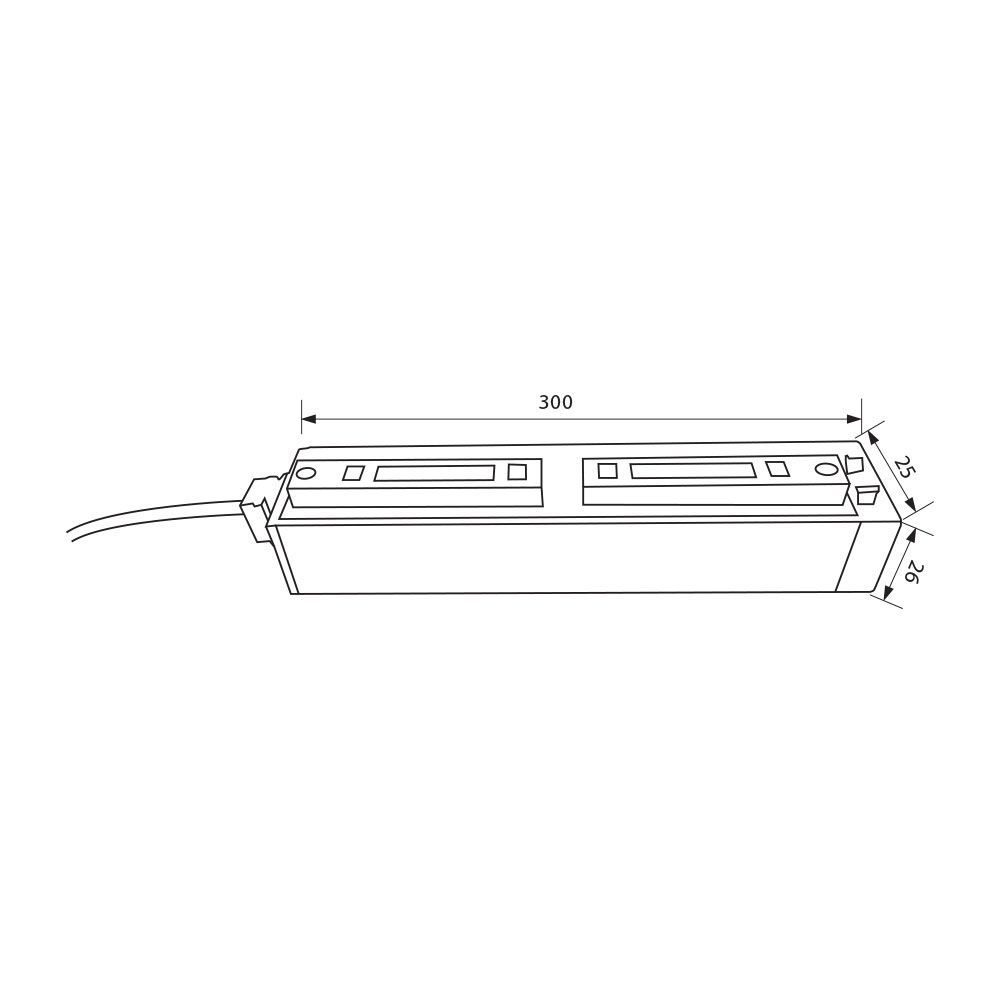 Alimentator 200W 48V pentru sina magnetica slim