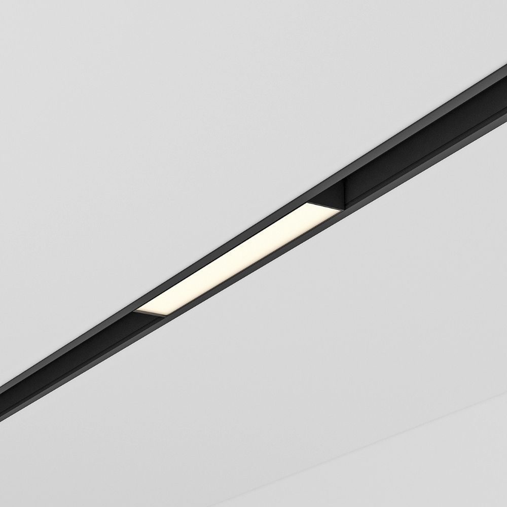 Corp magnetic liniar fix 48V 12W 4000K 600lm negru