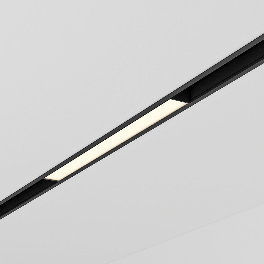 Corp magnetic LED 18W 900lm Negru 3000K 48V