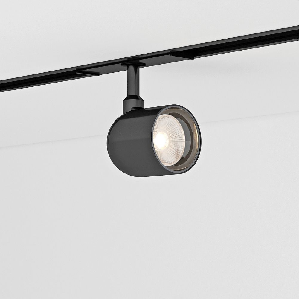 Spot magnetic LED 10W 700lm Negru 4000K 48V