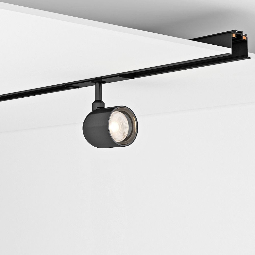 Spot magnetic LED 10W 700lm Negru 4000K 48V