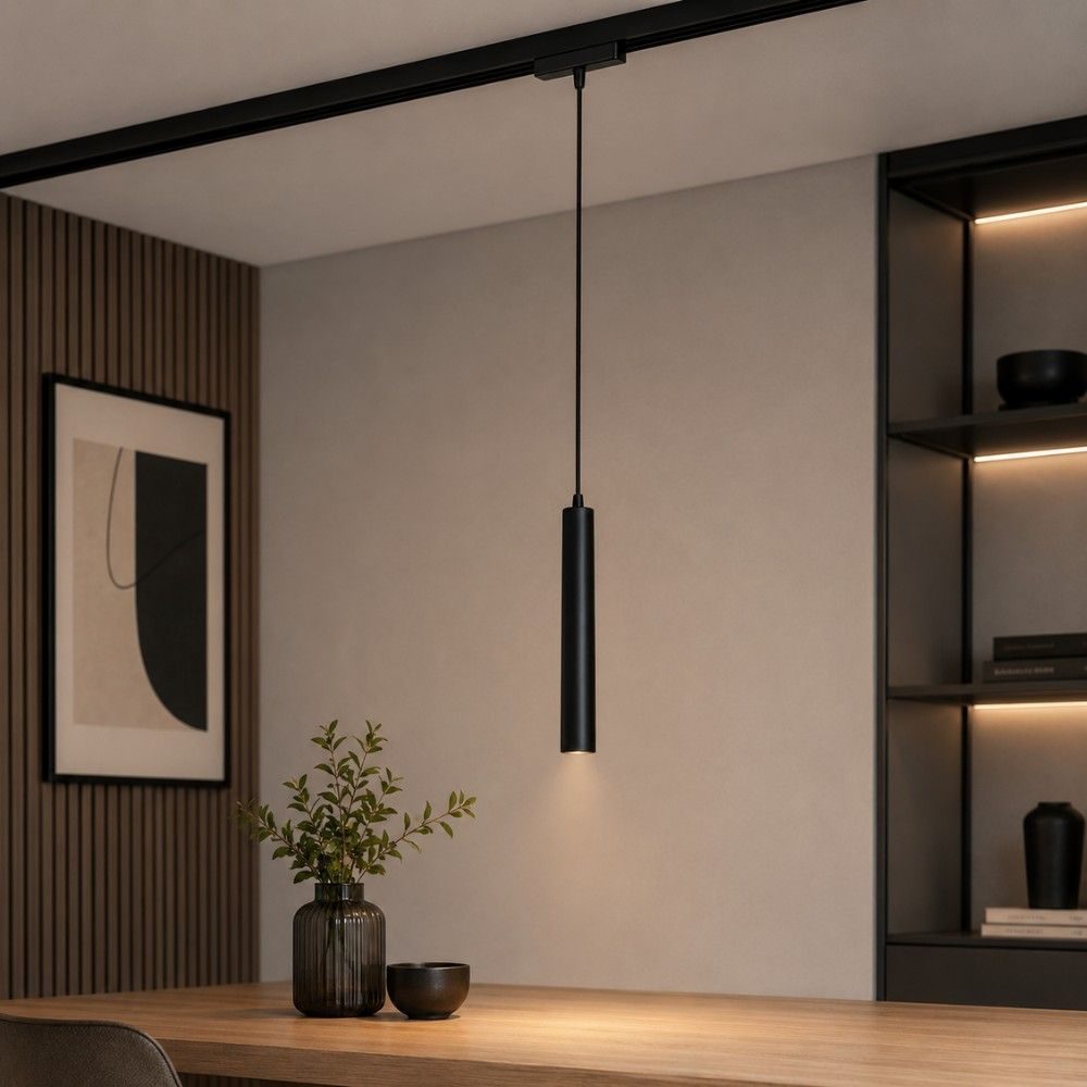 Suspensie magnetica LONG 12W 800lm Negru 4000K 48V