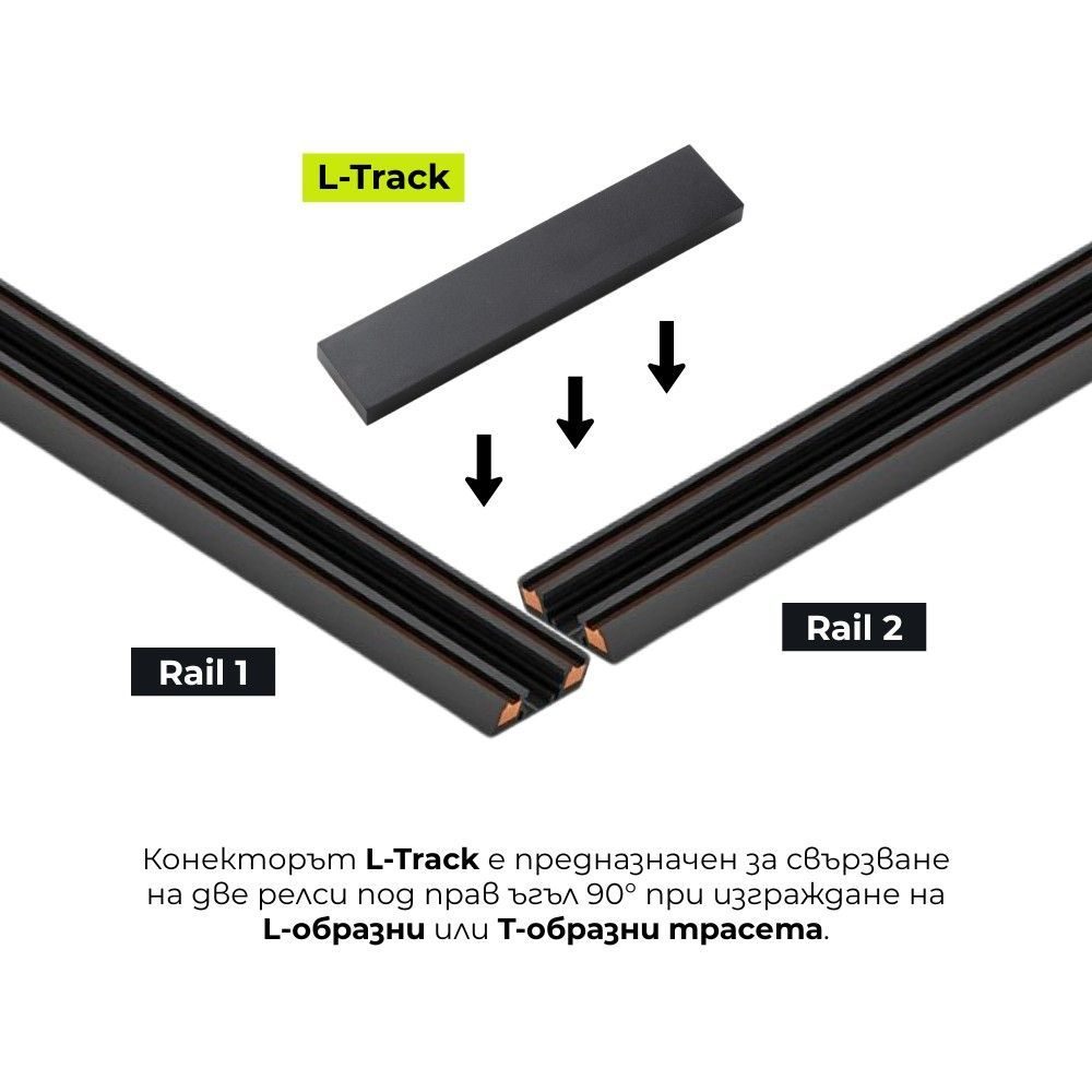 Conector L 90° sina magnetica slim