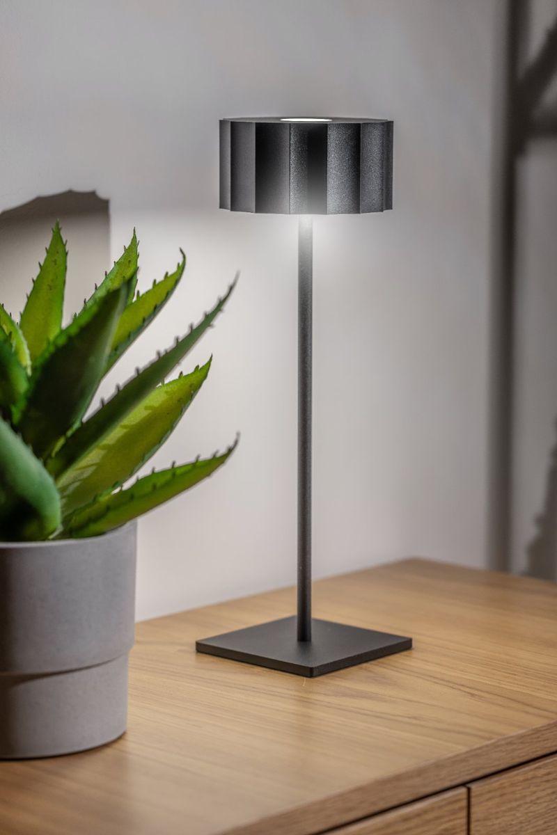 Veioza AZELIA LED 2.5W 200lm 4000K DC 5V neagra