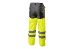 Pantaloni de avertizare izolate termic JADE, galbene, marime L