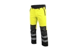 Pantaloni de avertizare softshell TRAUN, galbene, marime M