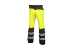 Pantaloni de avertizare softshell TRAUN, galbene, marime S