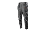 Pantaloni elastici de protectie WURNITZ, gri inchis, marime XL (54)