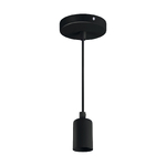 Pendul UNO, dulie E27, negru