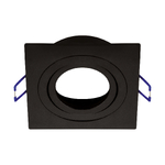 Rama decorativa pentru spot incastrat LUBA D, pentru GU10/MR16, neagra