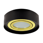 Rama decorativa pentru spot incastrat ODYN C, pentru GU10/MR16, negru/auriu