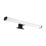 Aplica LED decorativa DORIAN, 8 W, 890 lm, lumina neutra 4000K, IP44, neagra