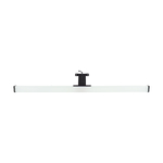 Aplica LED decorativa DORIAN, 15 W, 1600 lm, lumina neutra 4000K, IP44, neagra