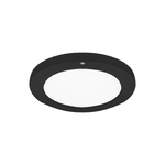 Plafoniera LED cu senzor de miscare OLGIERD C, 12 W, 890 lm, alb reglabil 3000-6500K (CCT), neagra