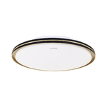 Plafoniera LED FIESTA C, 24 W, 1380 lm, alb reglabil 3000-6000K (CCT), culoare negru/auriu