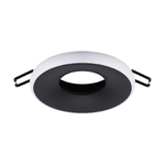 Rama decorativa pentru spot incastrat SFORA C, pentru GU10/MR16, negru/alb